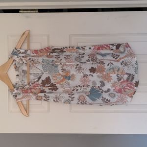 Loft XXSP Ruffle Neck Blouse